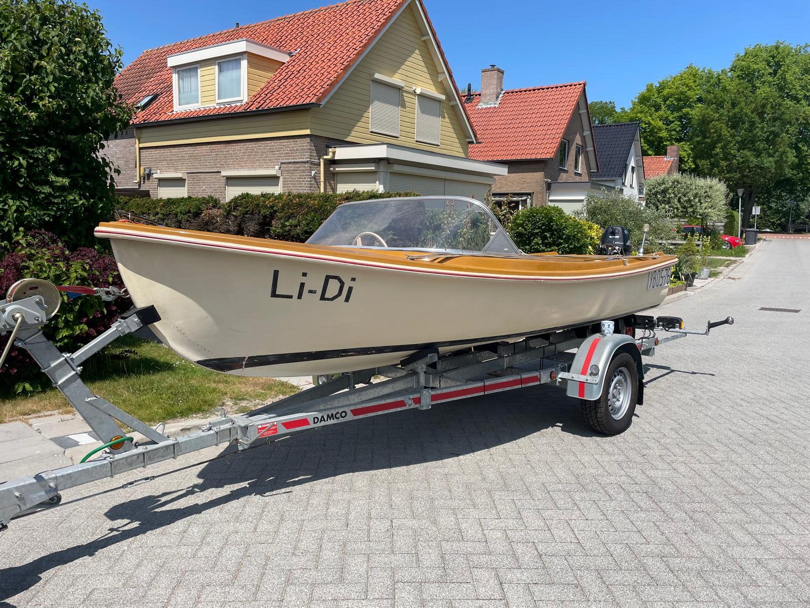 Boot/sloep incl 15 pk suzuki, Ophalen of Verzenden, Zo goed als nieuw, Polyester