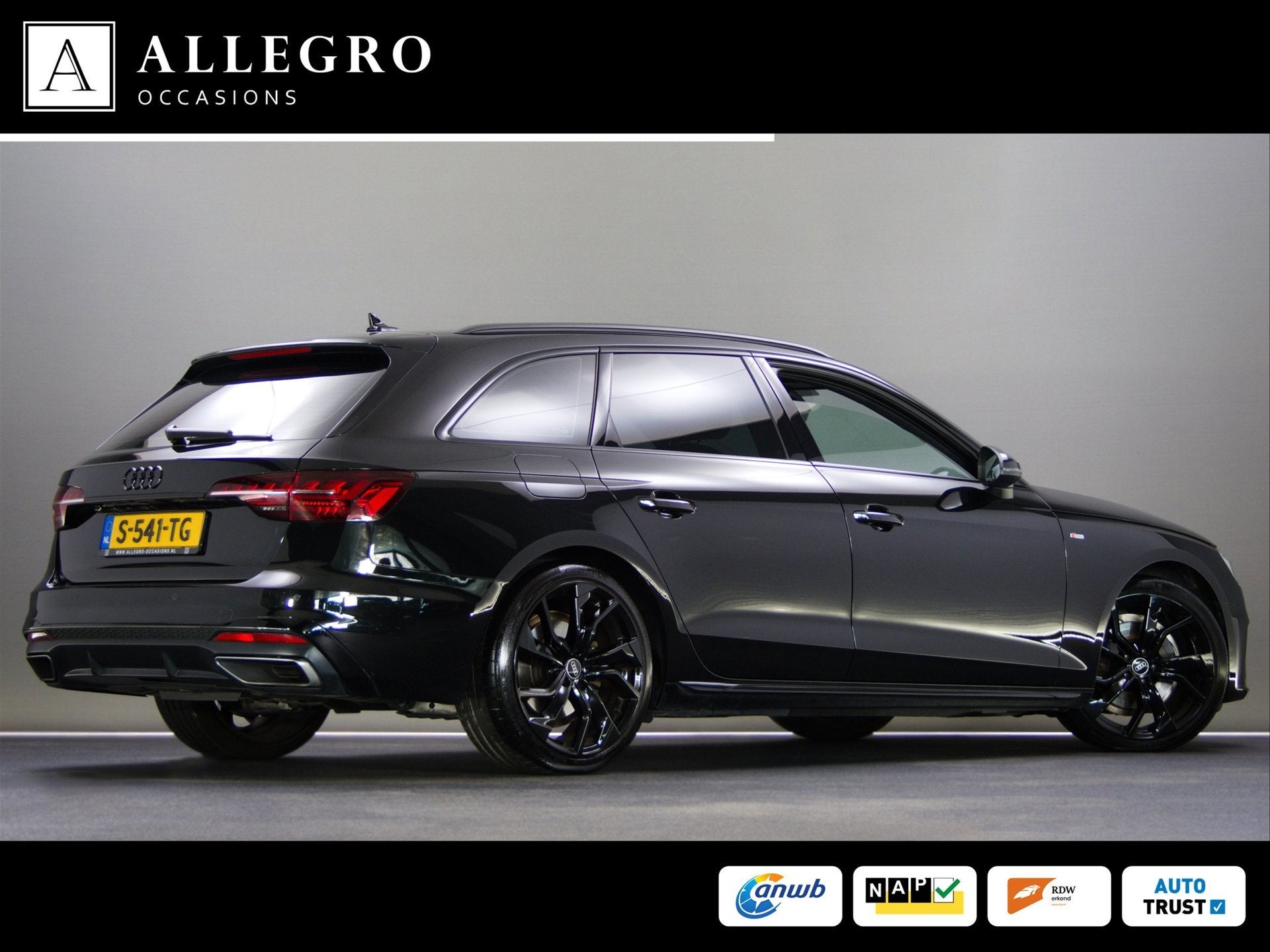 Audi A4 Avant 35 TFSI Competition S-Line Edition (SFEERVERLI, Gebruikt, 4 cilinders, Zwart, Origineel Nederlands