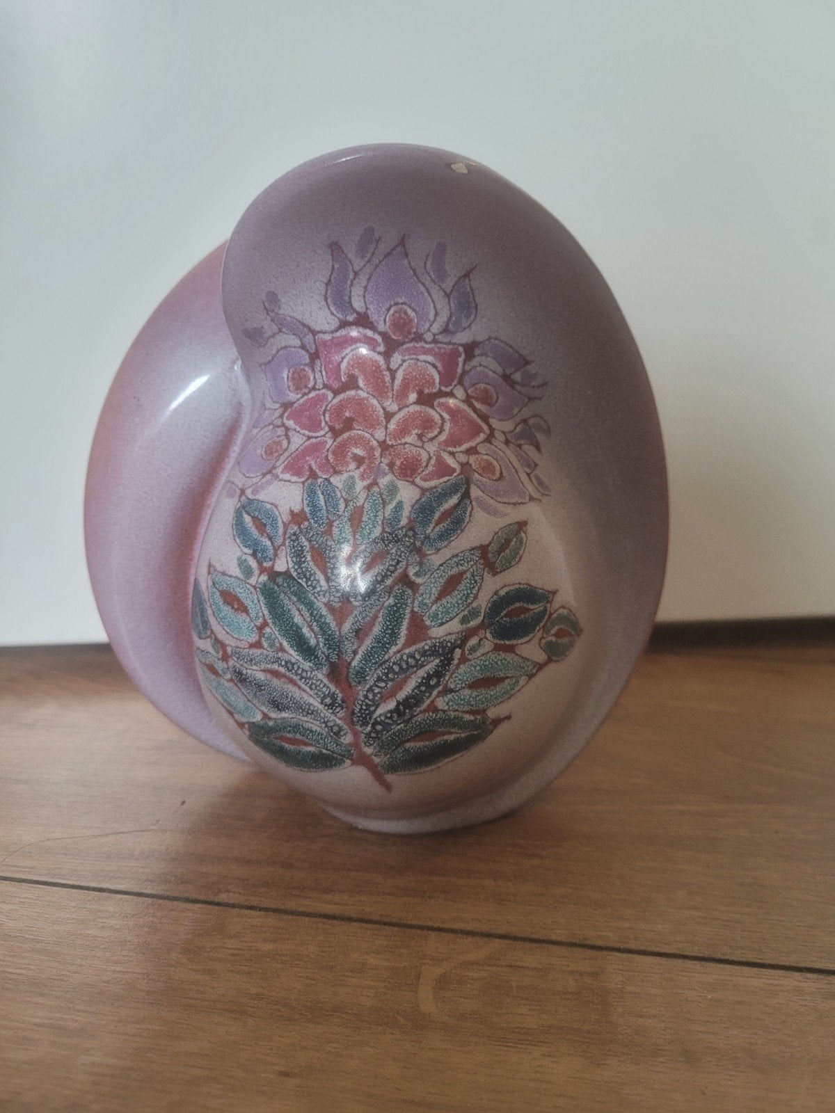 Studio Pottery Keramiek Vaas Gesigneerd Stocker – Mid Centur, Ophalen of Verzenden