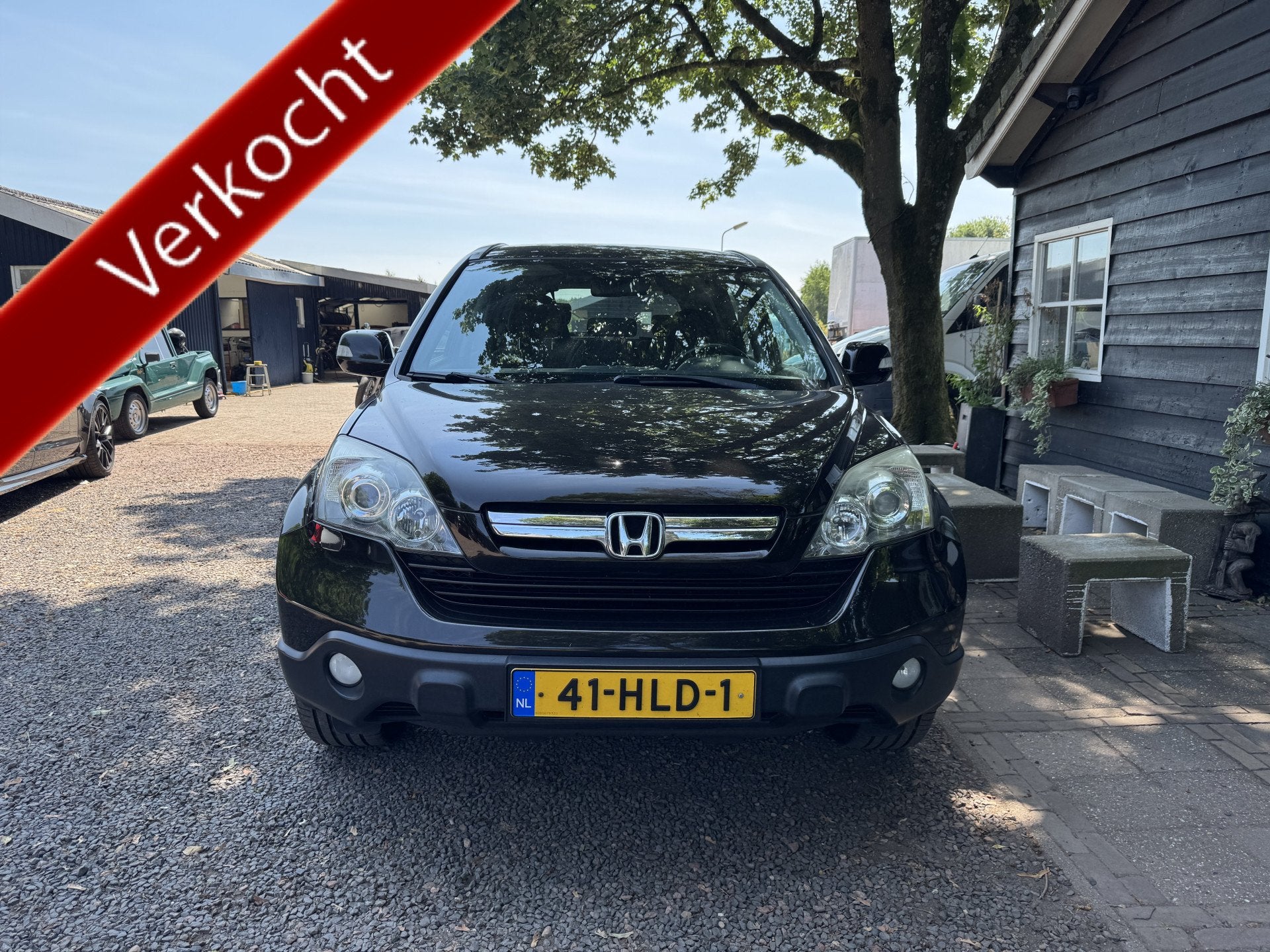 Honda CR-V 2.0i Elegance (bj 2009, automaat), Auto's, 1998 cc, Stof, Gebruikt, Zwart