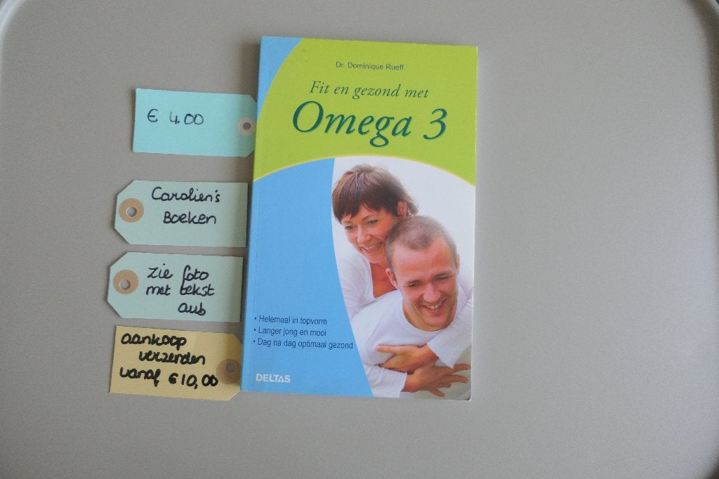 Fit en gezond met Omega 3., Boeken, Ophalen of Verzenden, Gelezen, Gezondheid en Conditie, Dr. Dominique Rueff.