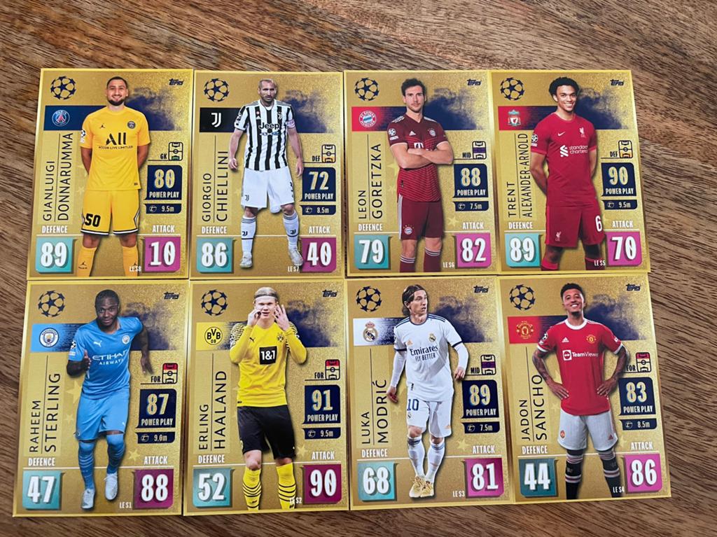 Topps match attax champions league 21/22, Ophalen of Verzenden, Zo goed als nieuw, Buitenlandse clubs