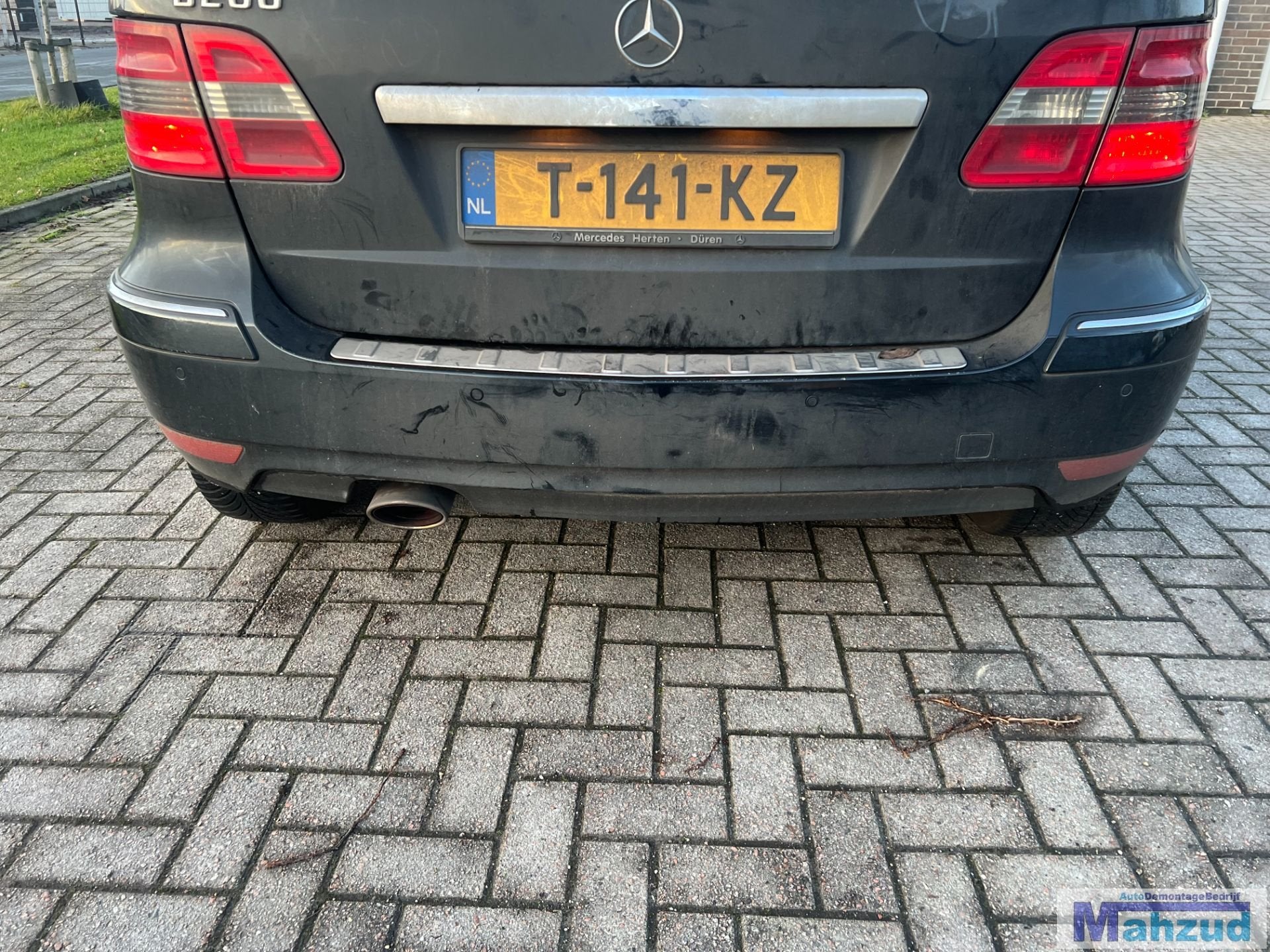 MERCEDES B KLASSE W245 zwart 191 achterbumper 2005-2011, Gebruikt, Mercedes-Benz AG, Mercedes-Benz, Ophalen of Verzenden