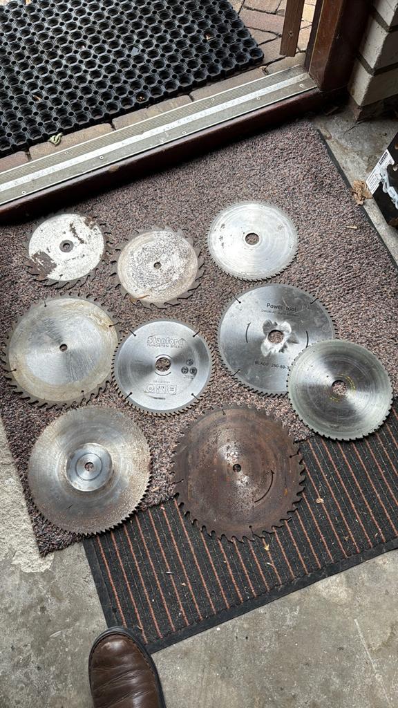 Zaagbladen, Gebruikt, Cirkelzaag, 70 mm of meer, Ophalen of Verzenden
