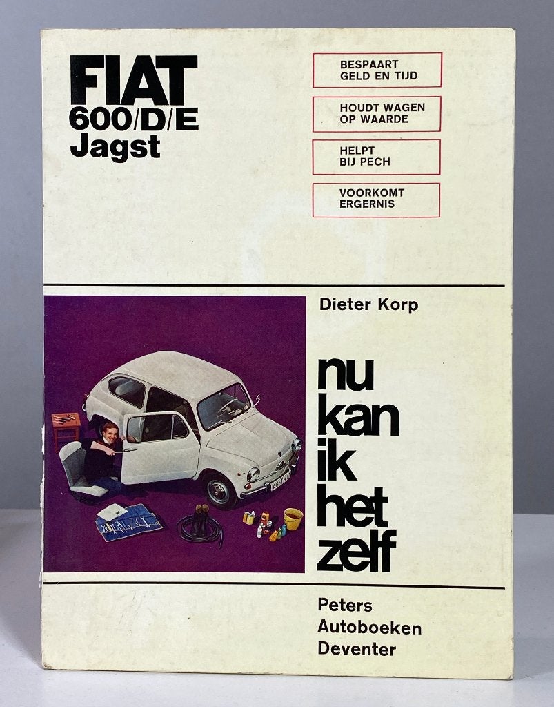 Fiat 600 werkplaats handboeken, 2 stuks., Auto diversen, Ophalen
