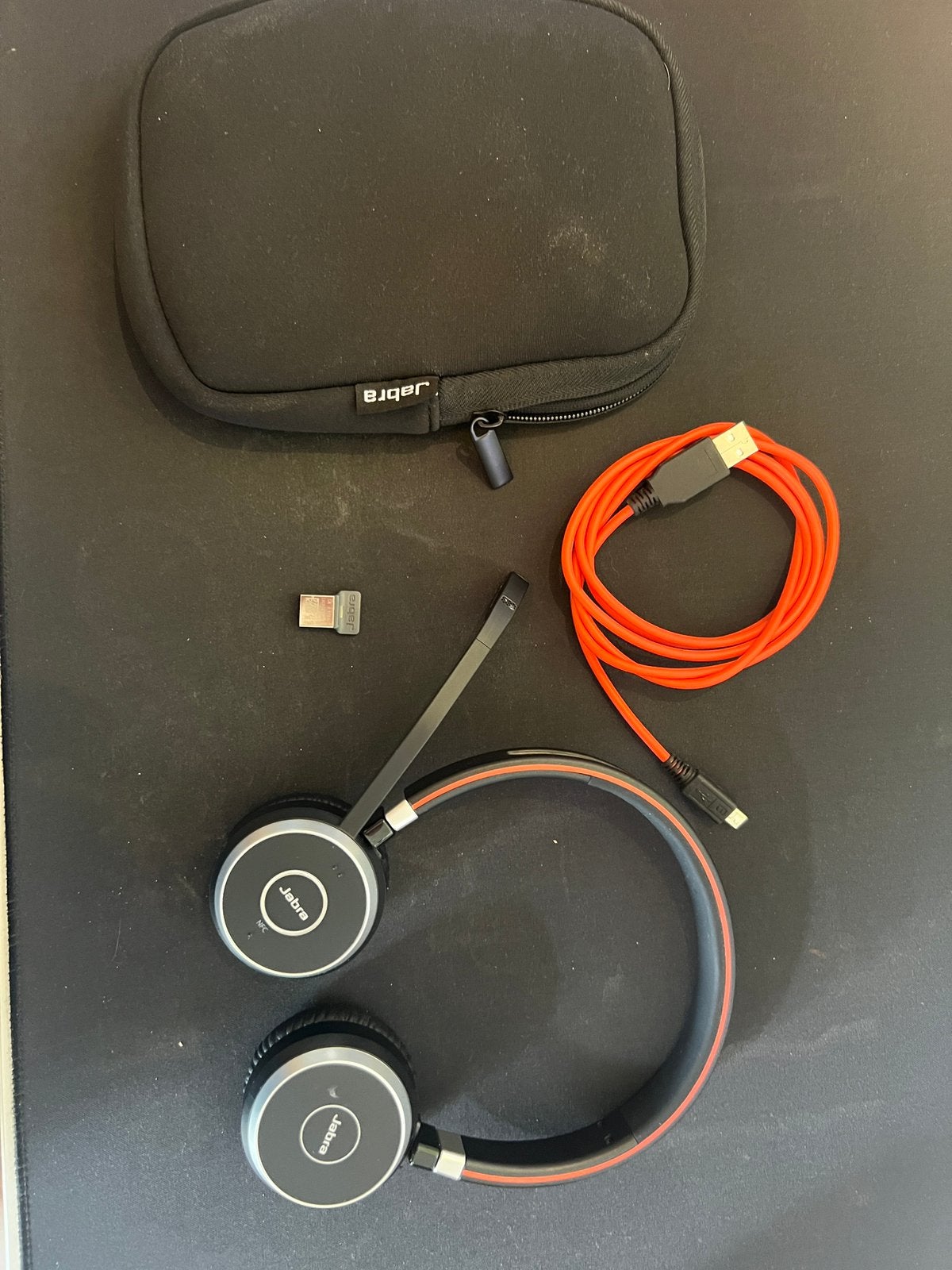 Jabra Evolve 65 Mono UC Bluetooth Headset – Compleet, Audio, Tv en Foto, Koptelefoons, On-ear, Ophalen of Verzenden, Zo goed als nieuw