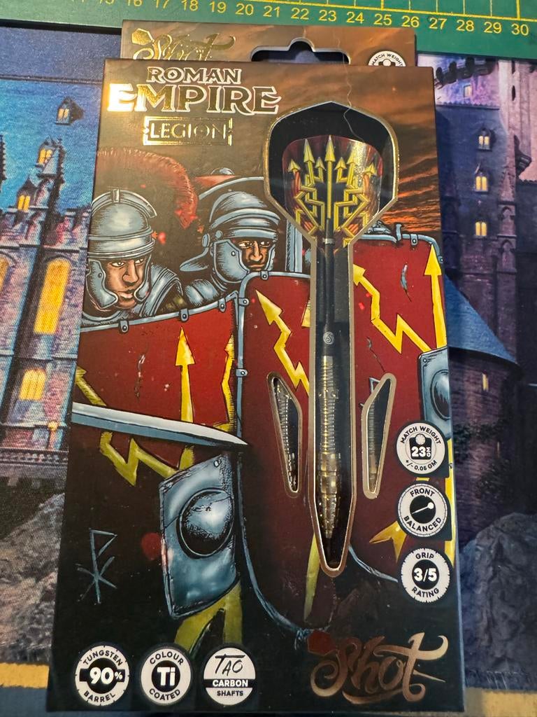 Nieuwe darts - Shot Roman Empire Legion 23 gram, Sport en Fitness, Darts, Shot, ., Nieuw, Ophalen of Verzenden