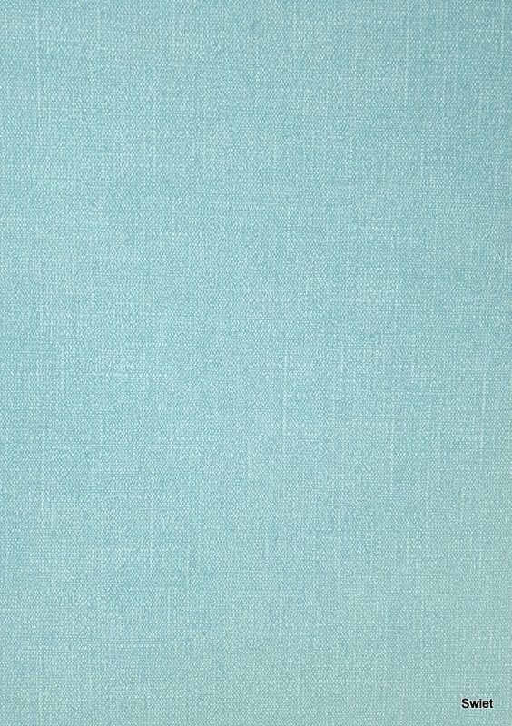 5701 Vintage blauw behang gemeleerd sixties retro swiet, Ophalen of Verzenden, Blauw