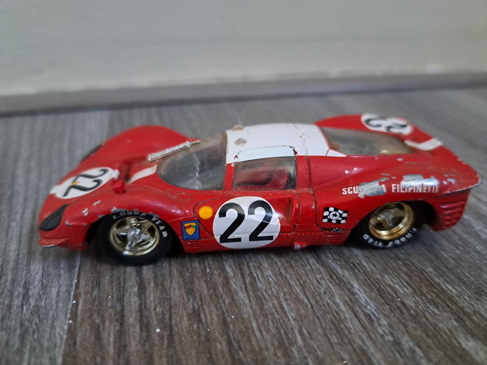 Brumm Ferrari 330 P4 Le Mans 1967, Ophalen of Verzenden, Overige merken