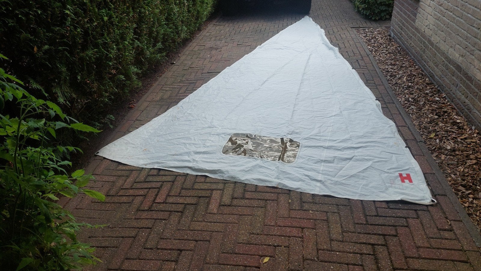 2x zeilen voor fok, Watersport en Boten, Ophalen of Verzenden, Zo goed als nieuw, 6 meter of meer, Minder dan 15 m²