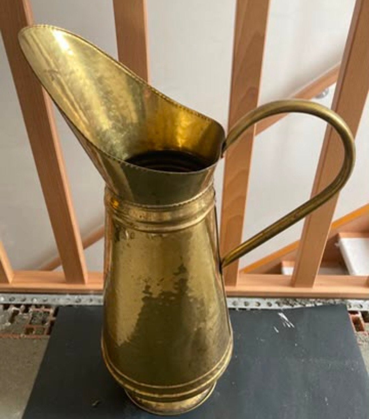Antieke koperen kolenkit / waterkan, Ophalen of Verzenden, Koper