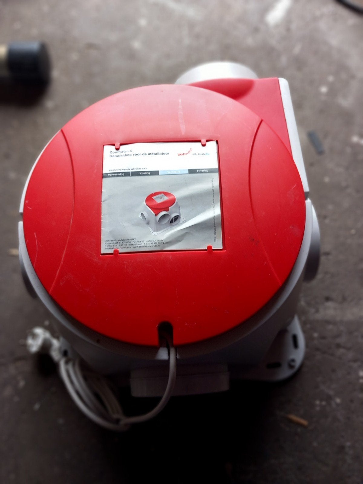 Zehnder ComfoFan S R+RFZ CMF 14T Ventilator/Afzuiger, Doe-het-zelf en Verbouw, Ophalen of Verzenden, Zo goed als nieuw, Ventilator en Afzuiger