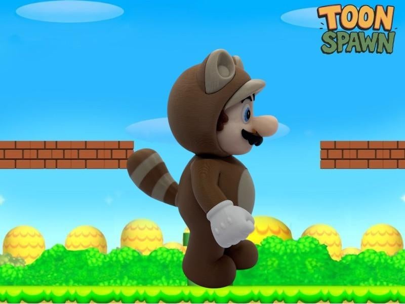Tanooki Mario Beeld 20cm – Super Mario Classic, Verzamelen, Beelden en Beeldjes, Ophalen of Verzenden, Nieuw, Fantasy