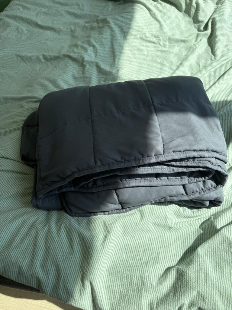 Verzwaringsdeken 7kg, Huis en Inrichting, Ophalen, Eenpersoons, Grijs, Deken of Dekbed