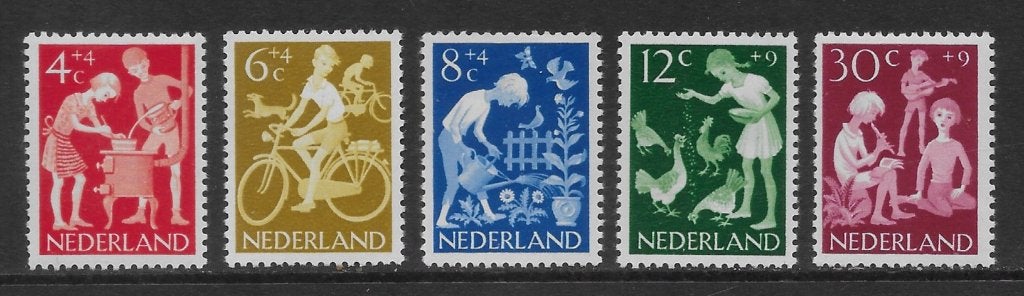 1962, Kinderzegels [779-83] (K0507) ONGEBRUIKT, Ophalen of Verzenden
