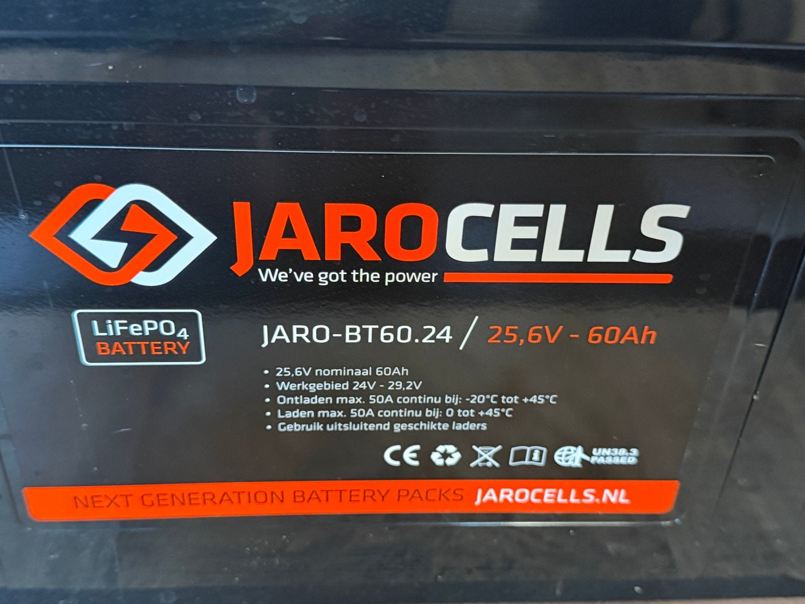 JaroCells LiFePO4 Accu 25.6V 60Ah - Nieuw, Auto-onderdelen, Ophalen, Nieuw, Universele onderdelen