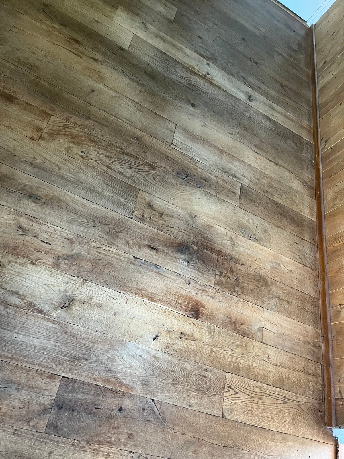Nette eiken houten vloer, Ophalen, Vloerdelen of -planken, Zo goed als nieuw, 10 m² of meer