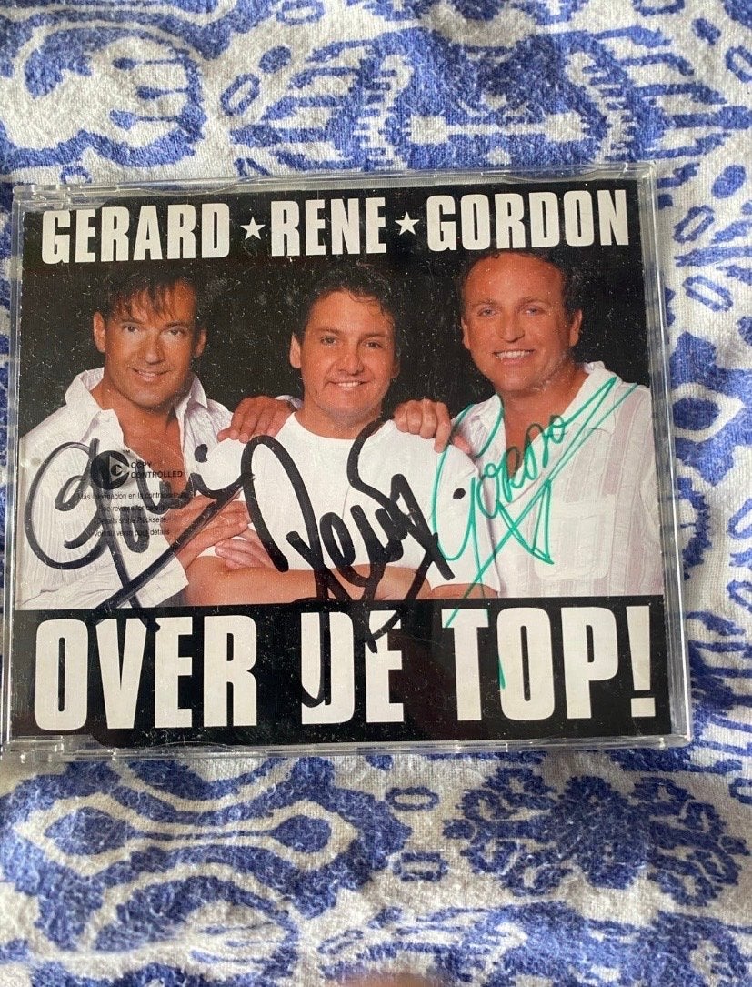 Gerard, René & Gordon - Over De Top! (Gesigneerd CD Single), Cd's en Dvd's, Zo goed als nieuw, Gesigneerd, Single, Schlager