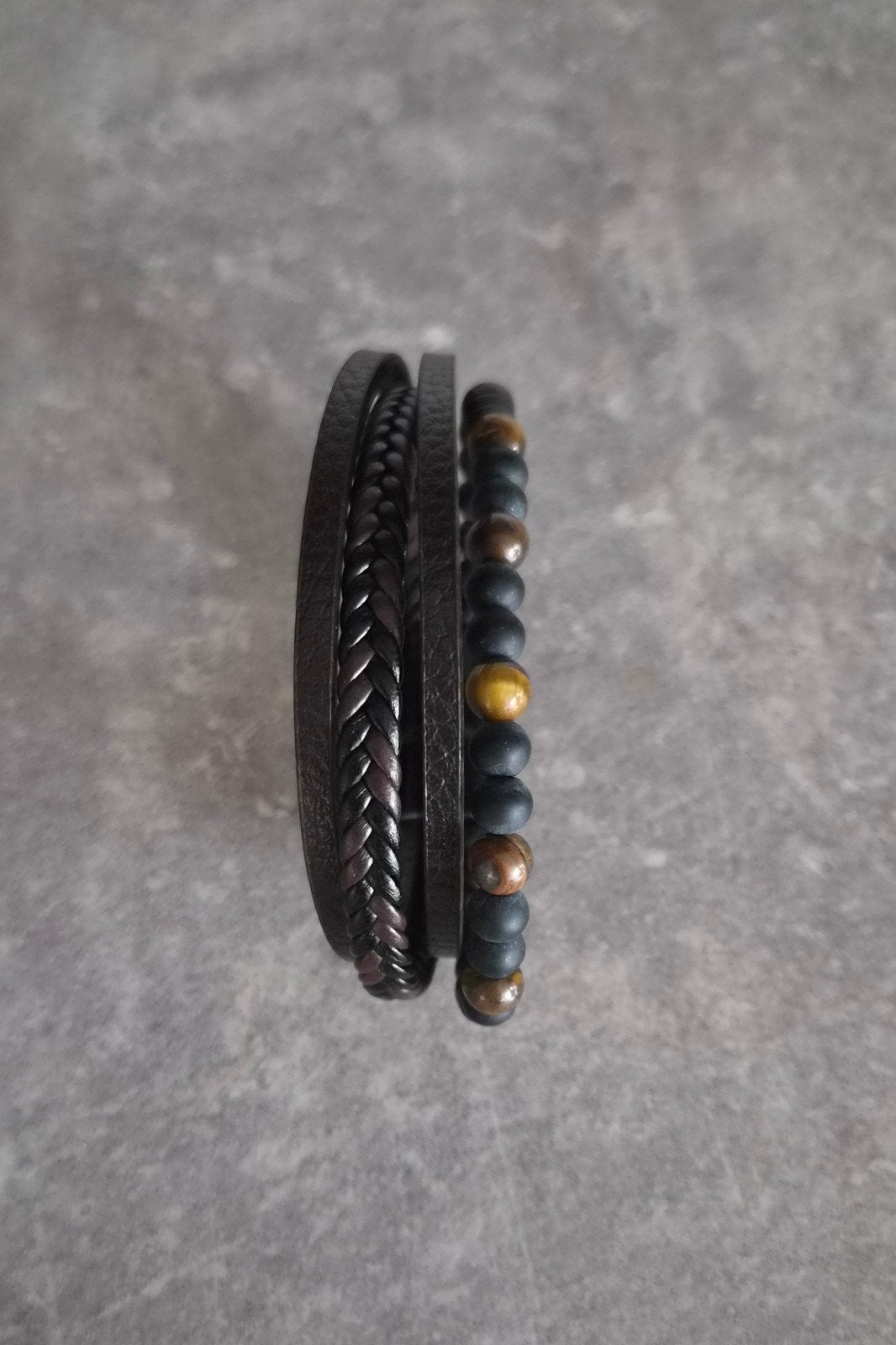 Exclusieve Leren armband - 21cm, Ophalen of Verzenden, Nieuw, Leer