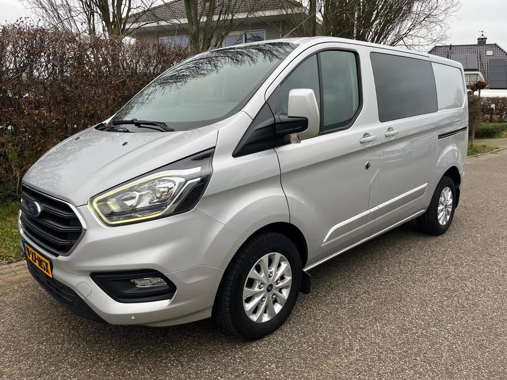 Ford Transit Custom 130pk L1H1 Limited dubbel cabine | inric, Voorwielaandrijving, Stof, 4 cilinders, 2500 kg