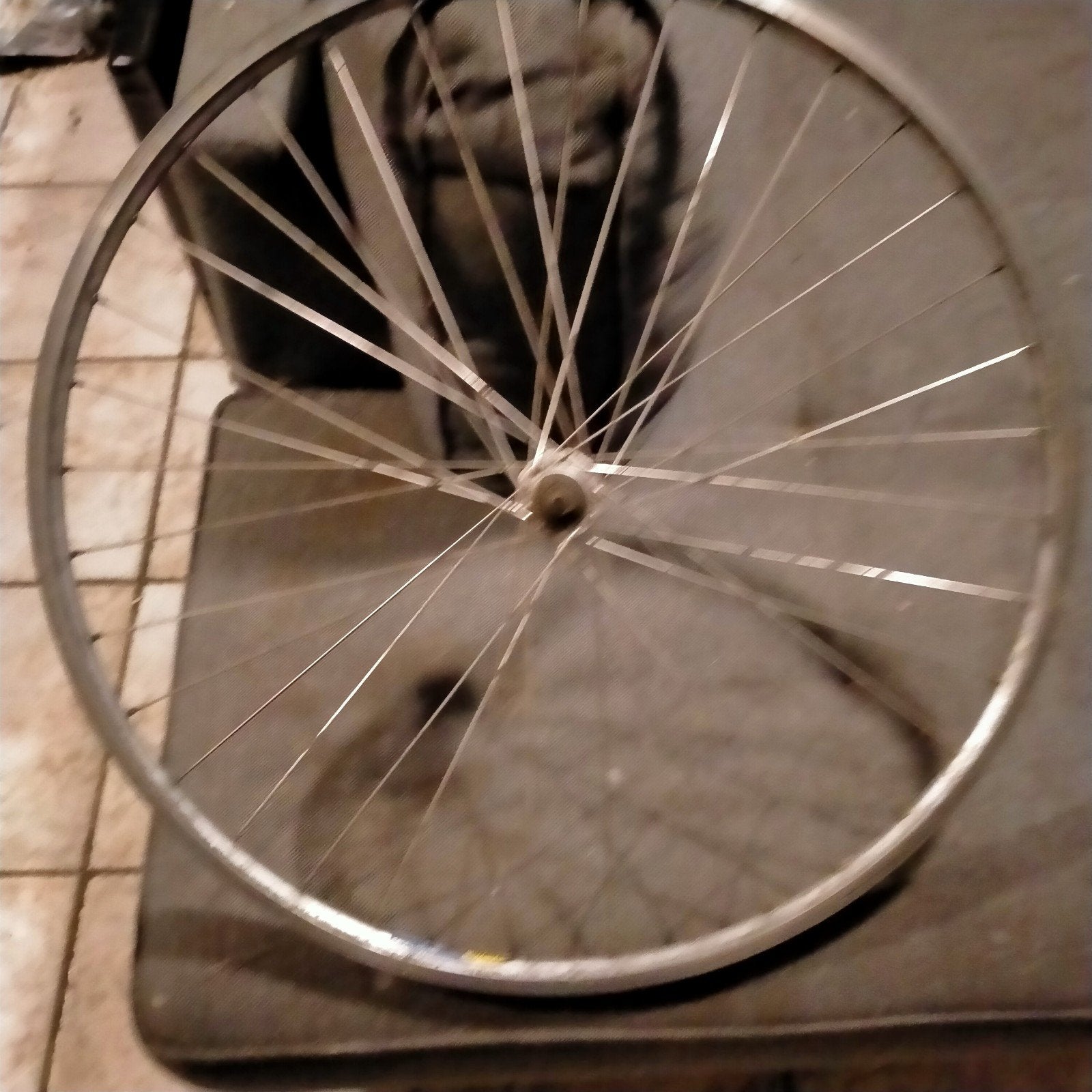 Race  voorwiel Mavic met Shimano Deore naaf, Fietsen en Brommers, Wiel, Mountainbike, Gebruikt, Ophalen of Verzenden
