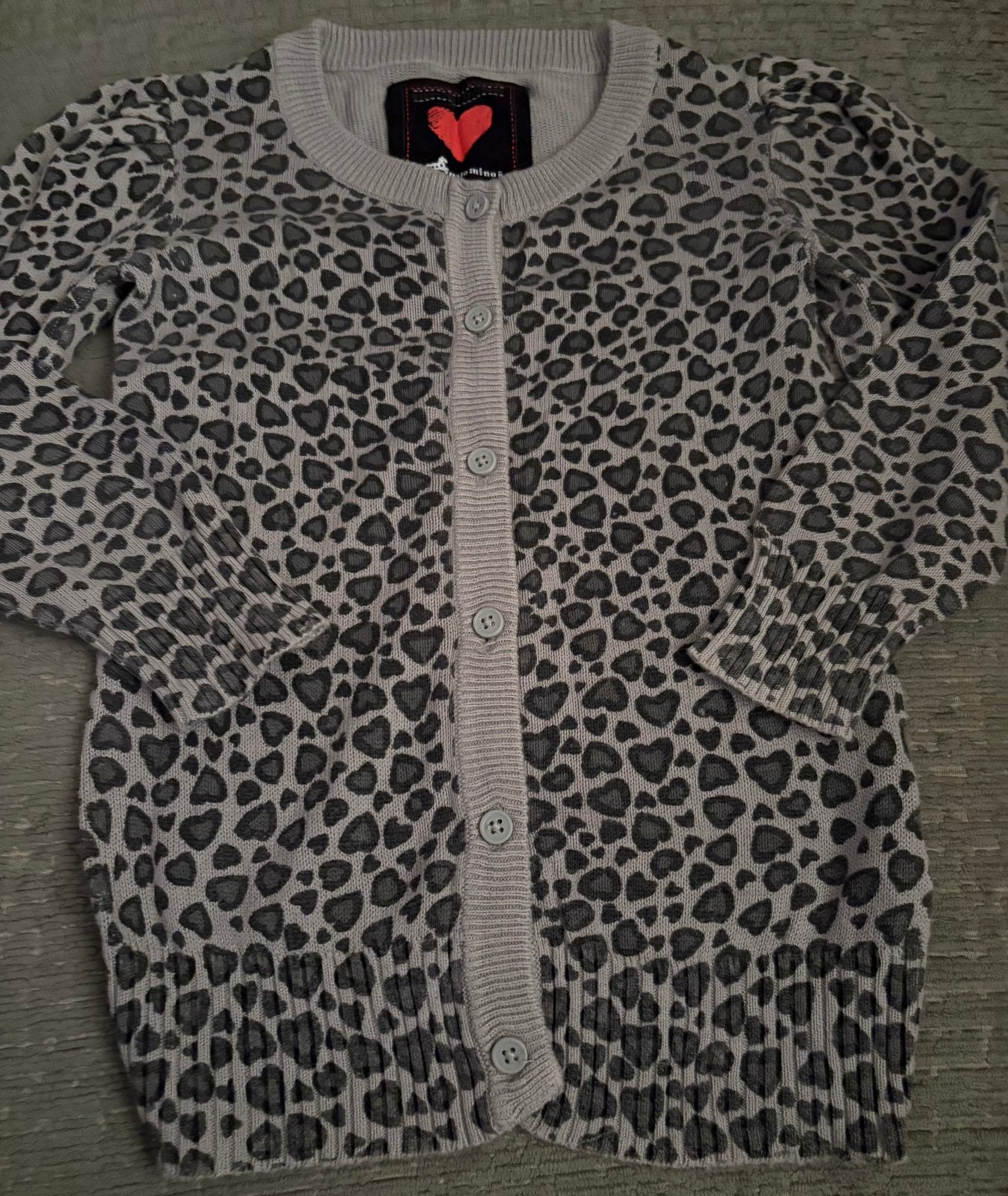Grijs vestje met tijgerprint, Meisje, maat 104, C&A, Kinderen en Baby's, Kinderkleding | Maat 104, Ophalen of Verzenden, Zo goed als nieuw