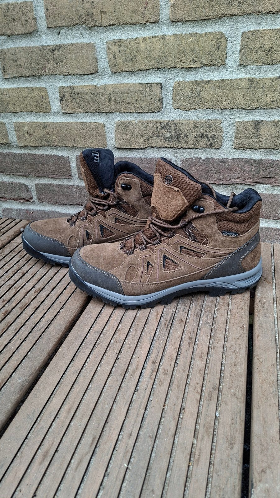 Bruine wandelschoenen - Maat 45, Ophalen, Zo goed als nieuw