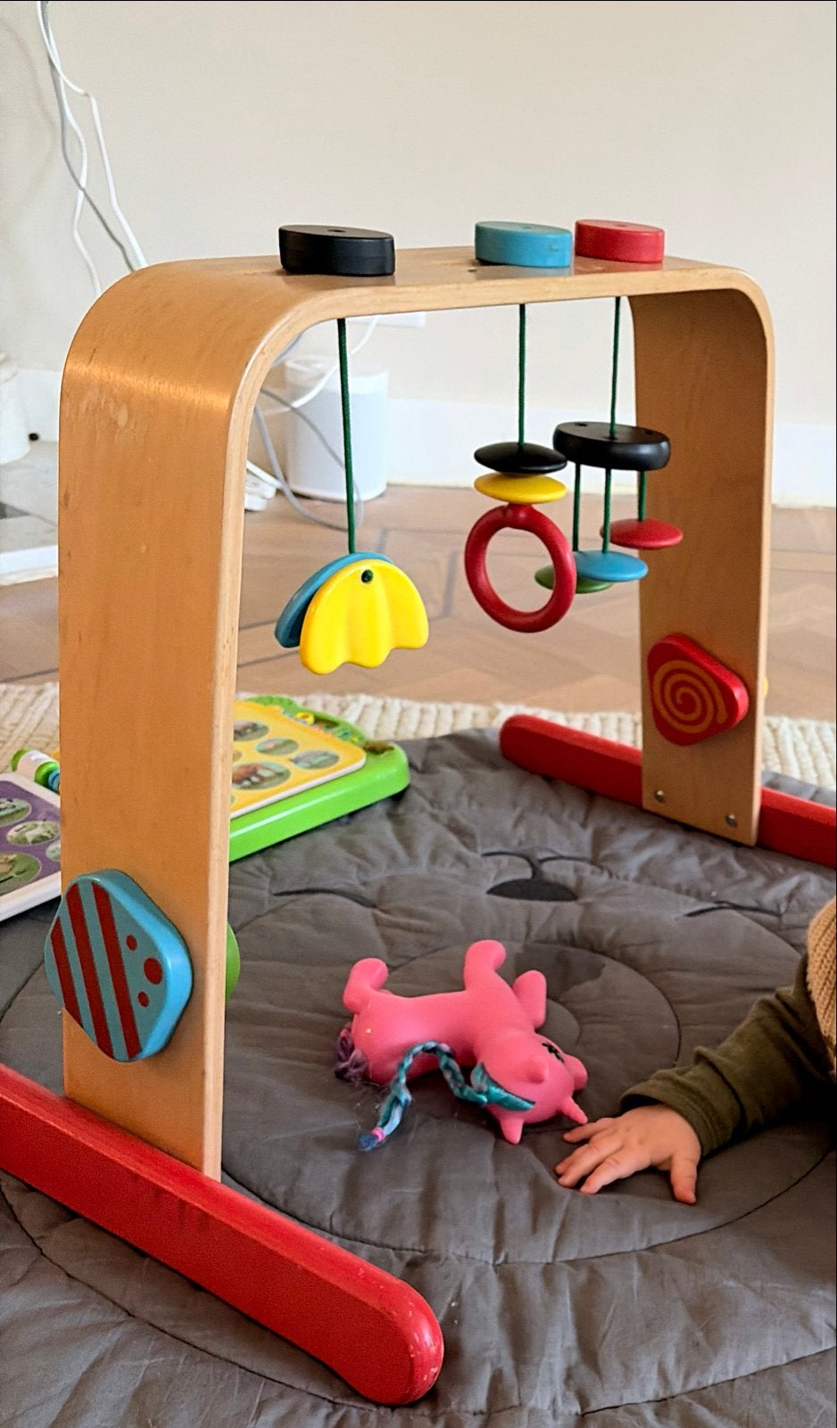 Ikea Speelboog - Houten Babygym met Speeltjes, Ophalen, Gebruikt, Babygym
