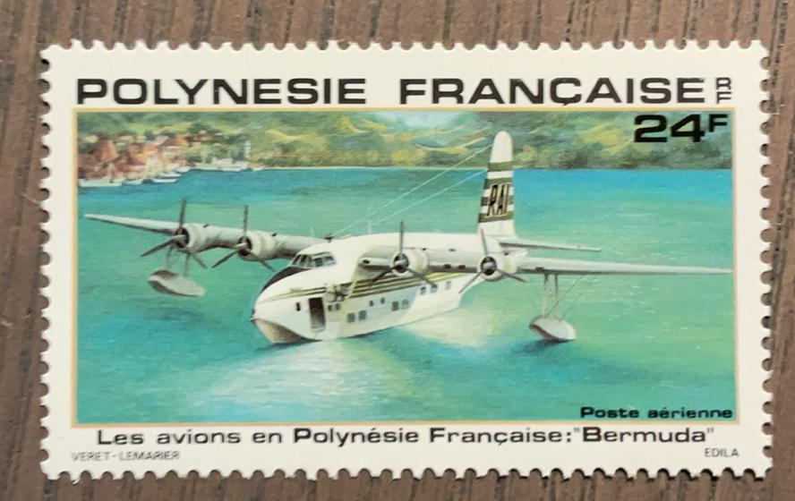 Polynesië - vliegtuig, Ophalen of Verzenden, Postfris, Vliegtuigen