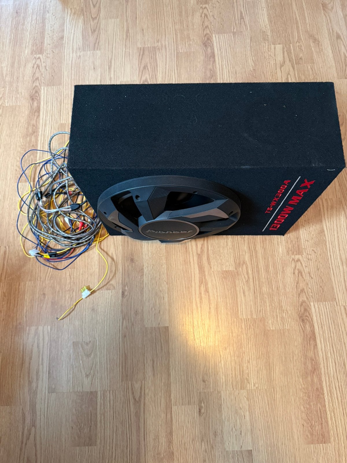 Pioneer TS-WX300A Actieve Subwoofer + Audiokabel, Ophalen, Zo goed als nieuw