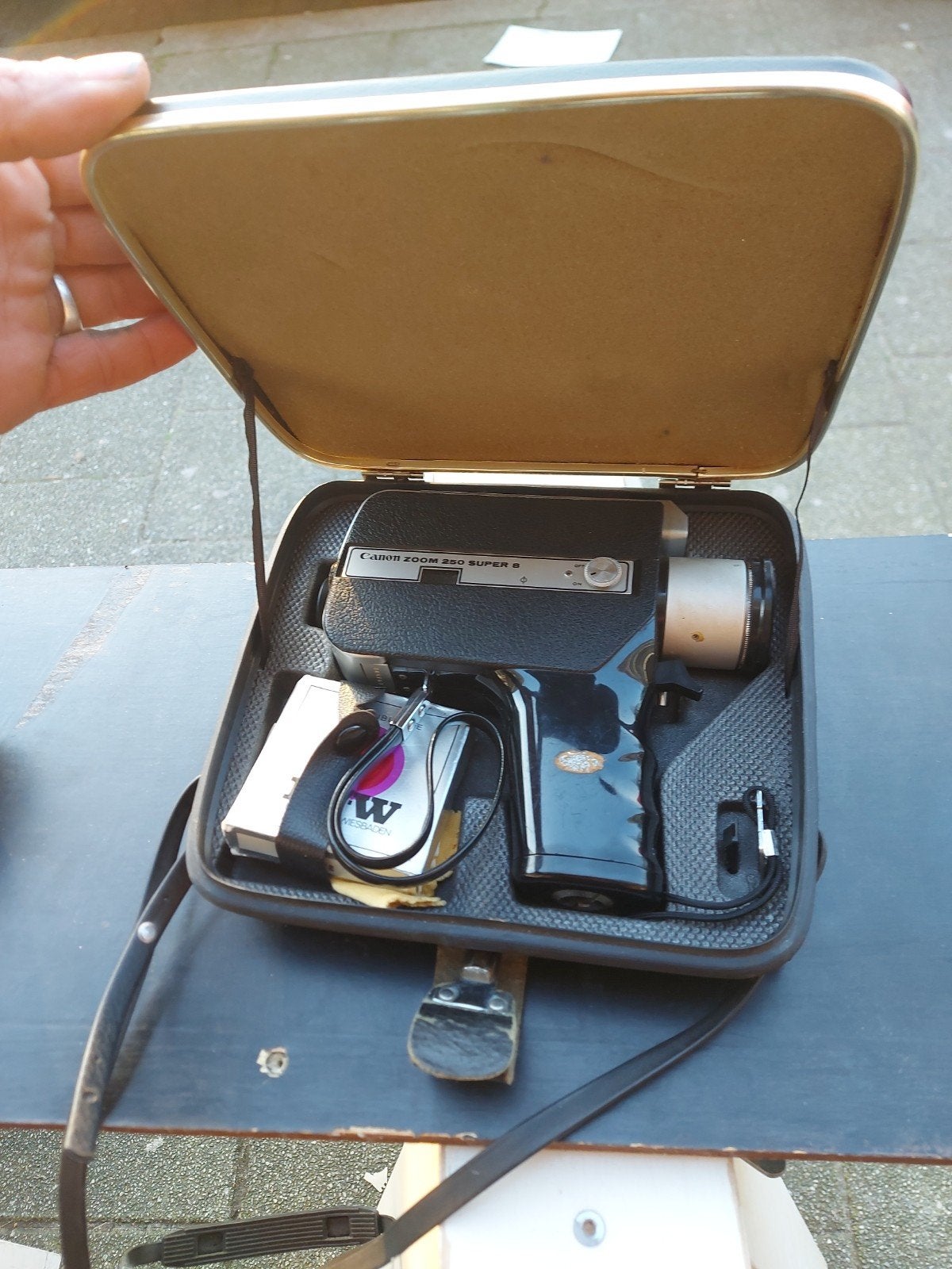 Vintage Canon Auto Zoom 518 Super 8 Camera in Koffer, Ophalen of Verzenden, 8mm, Camera