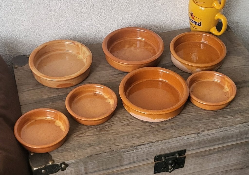Terracotta schaaltje, nieuw, 7 stuks, samen 10 euro, Huis en Inrichting, Keuken | Servies, Ophalen, Nieuw, Schaal of Schalen, Overige stijlen