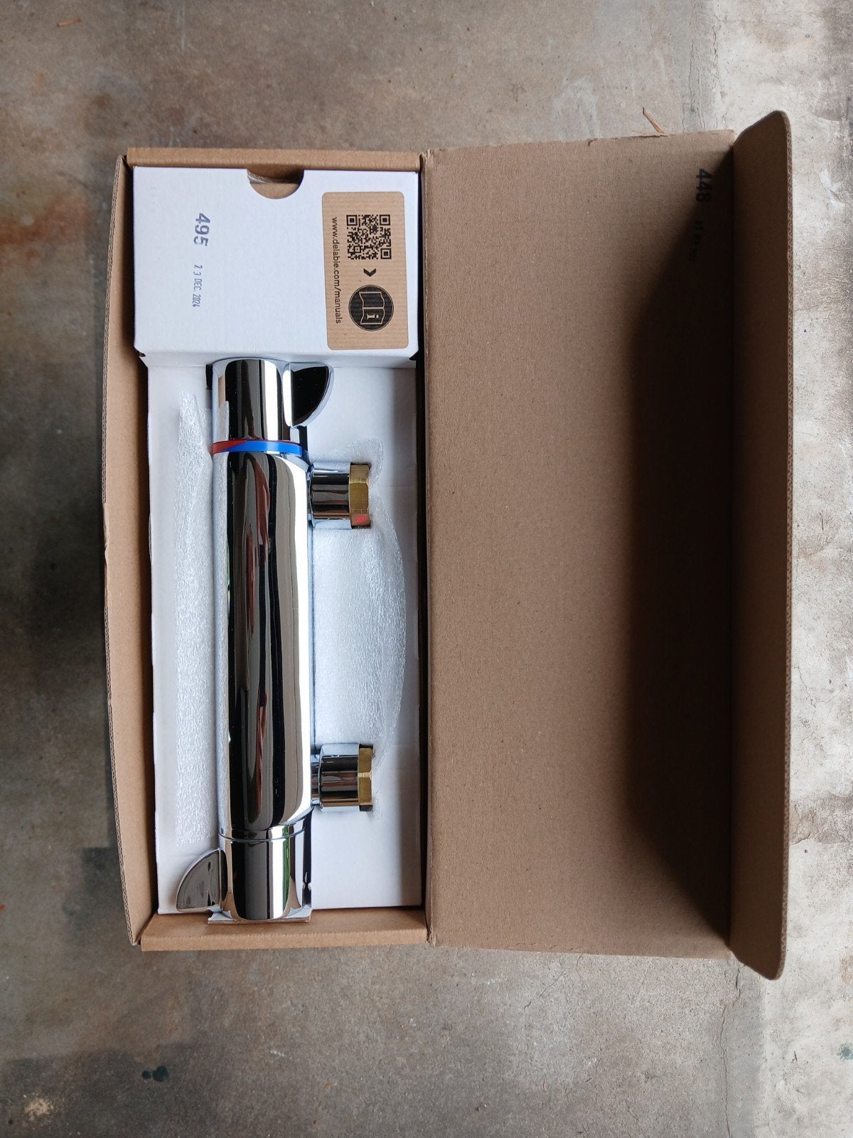 Nieuwe Delabie douchekraan - thermostatisch, Ophalen of Verzenden