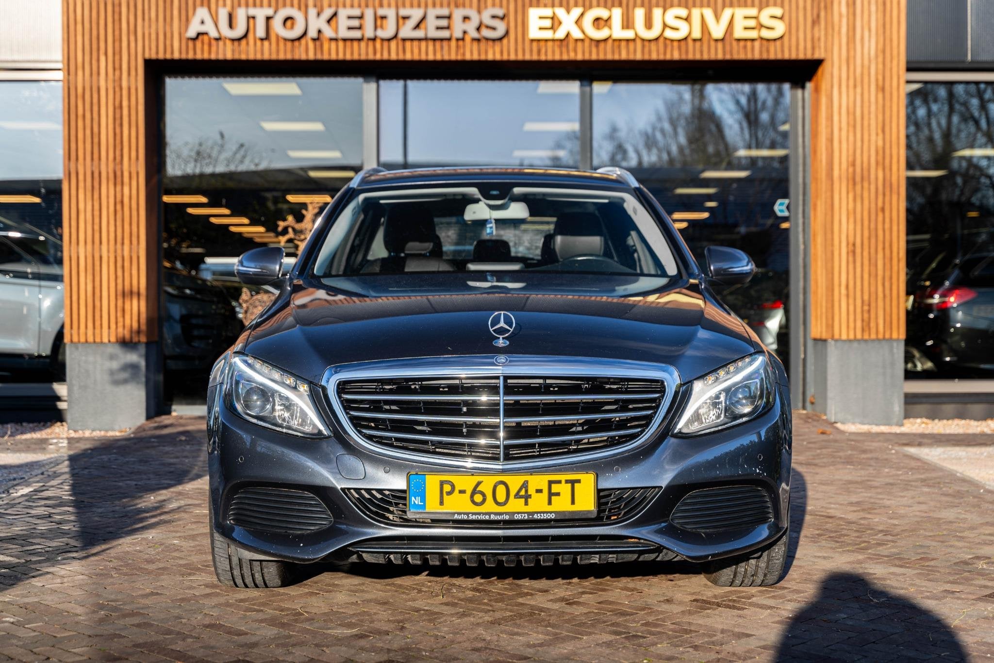 Mercedes-Benz C-klasse Estate 180 Prestige Led PDC Navi Stoe, Auto's, Achterwielaandrijving, Gebruikt, Bluetooth, Handgeschakeld