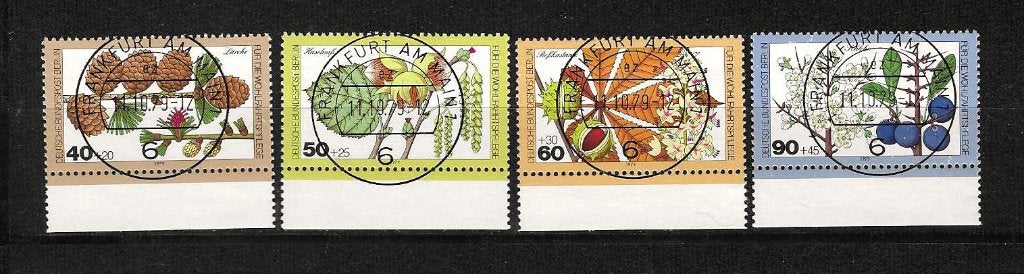 Berlijn 607-610, Ophalen of Verzenden, BRD, Gestempeld