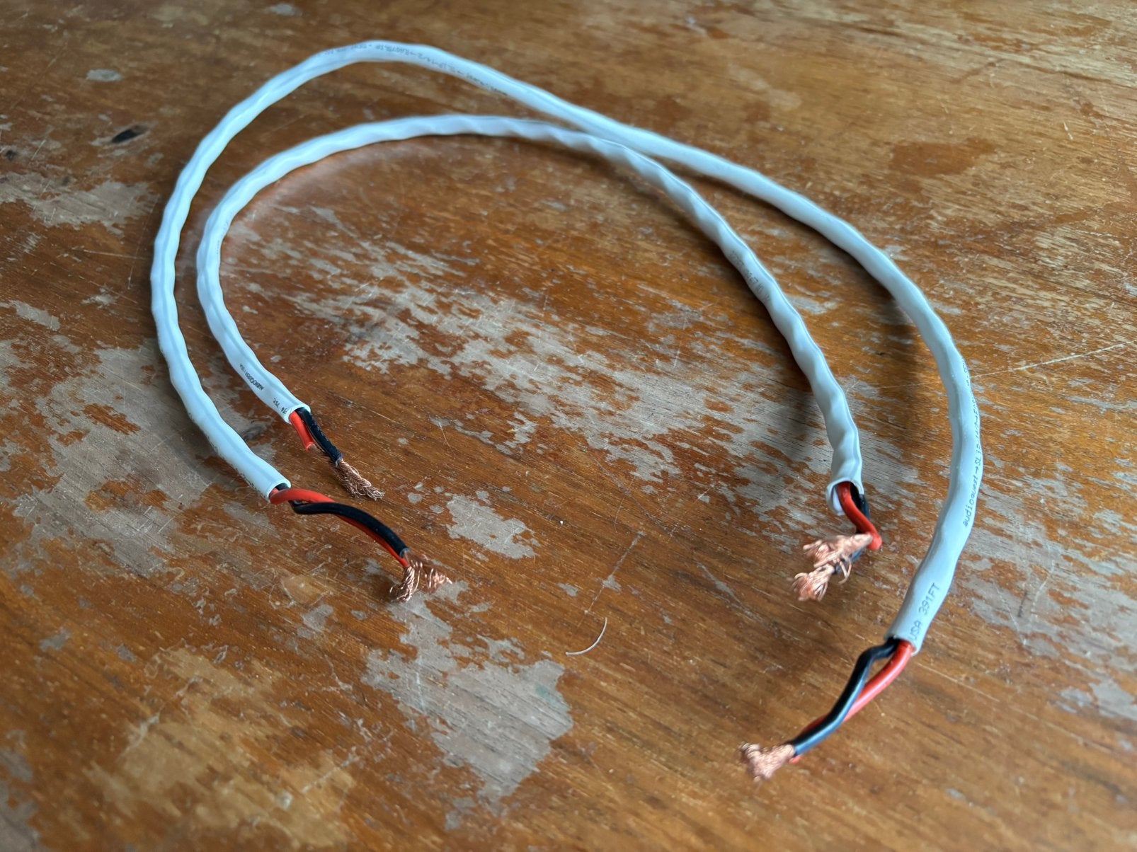 AudioQuest SLIP-DB 14/2 –55 en 70cm, Ophalen of Verzenden, Gebruikt, Minder dan 2 meter, Luidsprekerkabel