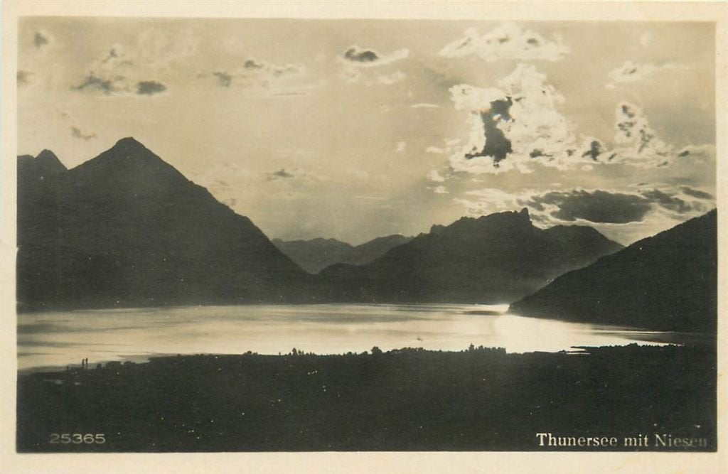 701-457-033 Thunersee Niesen, Ophalen of Verzenden, Voor 1920, Overig Europa