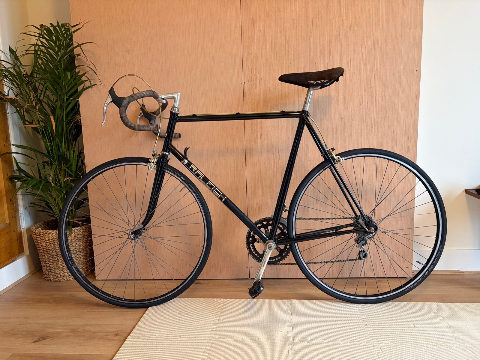 Raleigh Record racefiets met Shimano & Weinman groepen, Gebruikt, Velgrem, 57 tot 61 cm, Ophalen