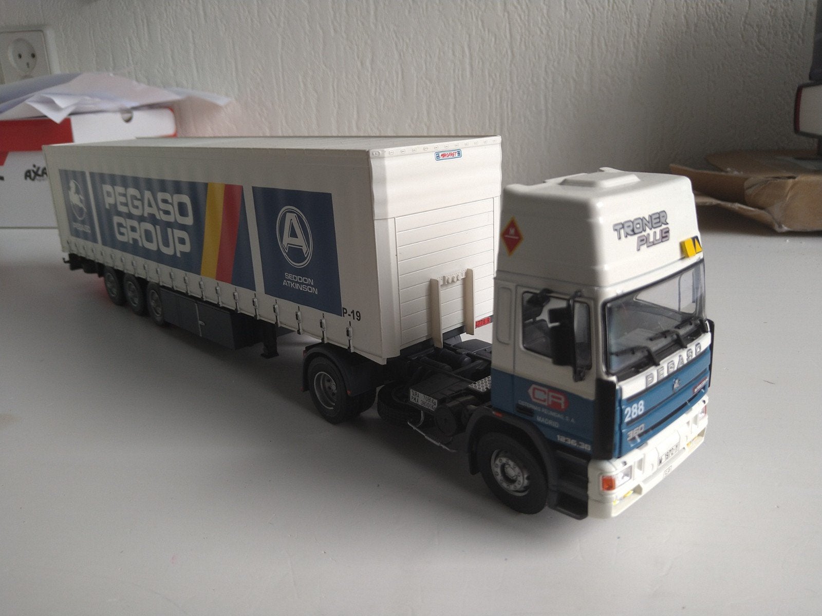 Pegaso Troner plus demo1:43, Ophalen of Verzenden, Gebruikt, Bus of Vrachtwagen, Overige merken