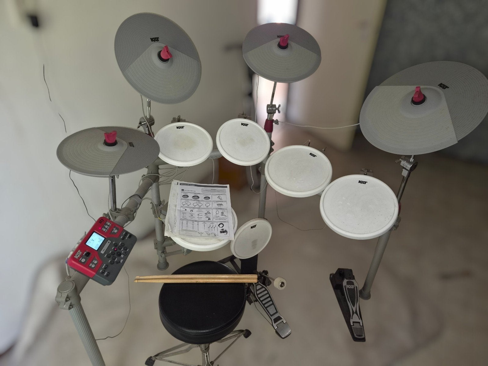KAT KT3 Elektronisch Drumstel - Compleet met Handleiding, Ophalen, Gebruikt, Overige merken, Elektronisch