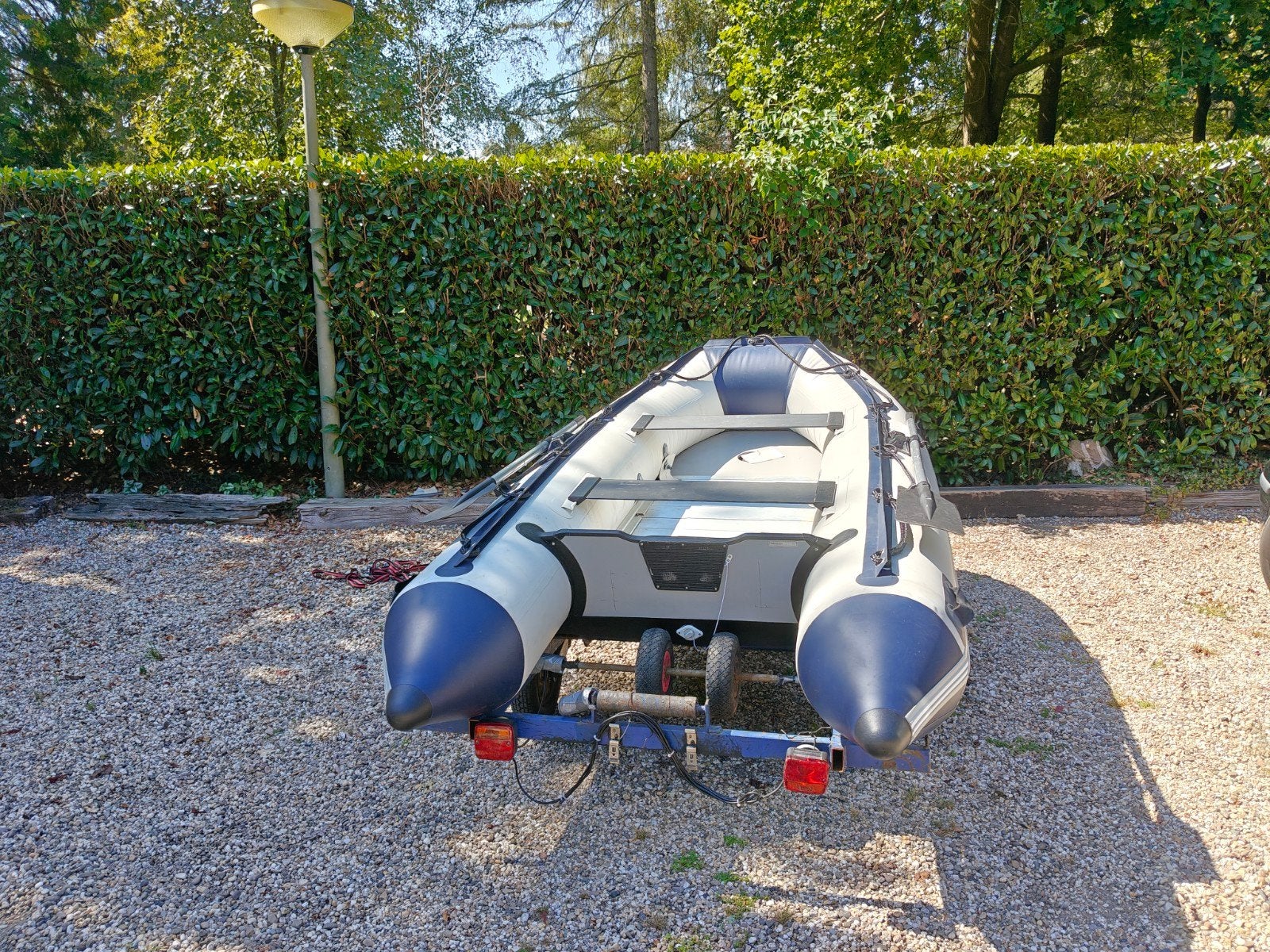 complete rib set, Ophalen, Buitenboordmotor, Peddels