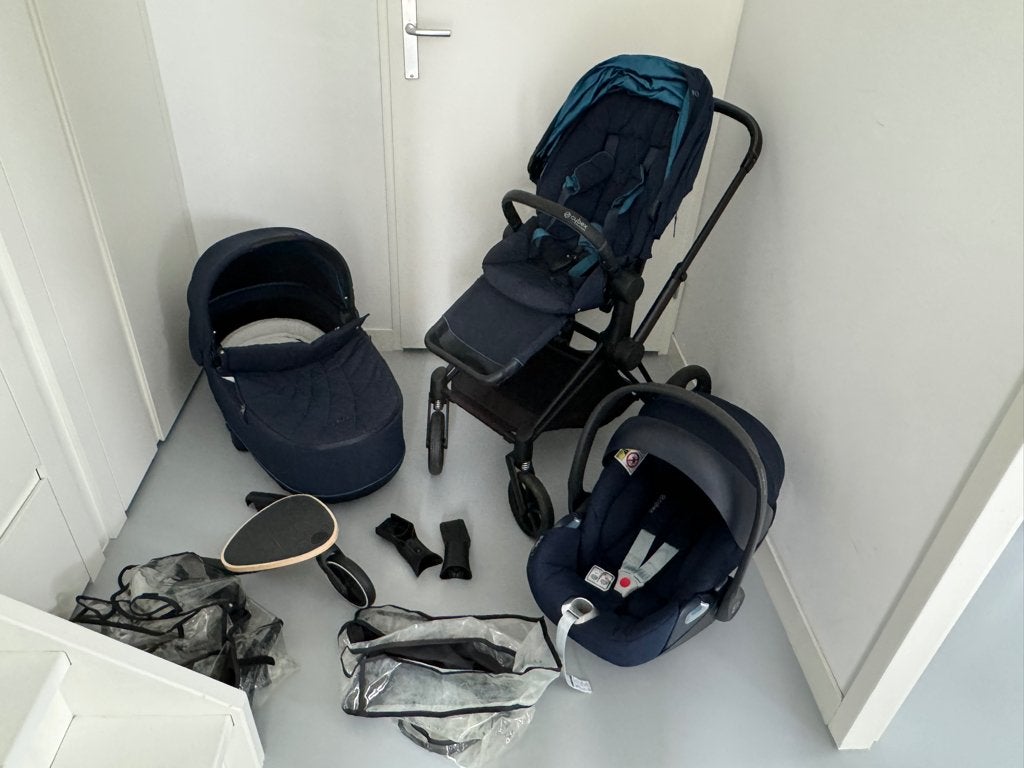 Cybex Priam Kinderwagen Compleet, Gebruikt, Verstelbare duwstang, Ophalen, Kinderwagen