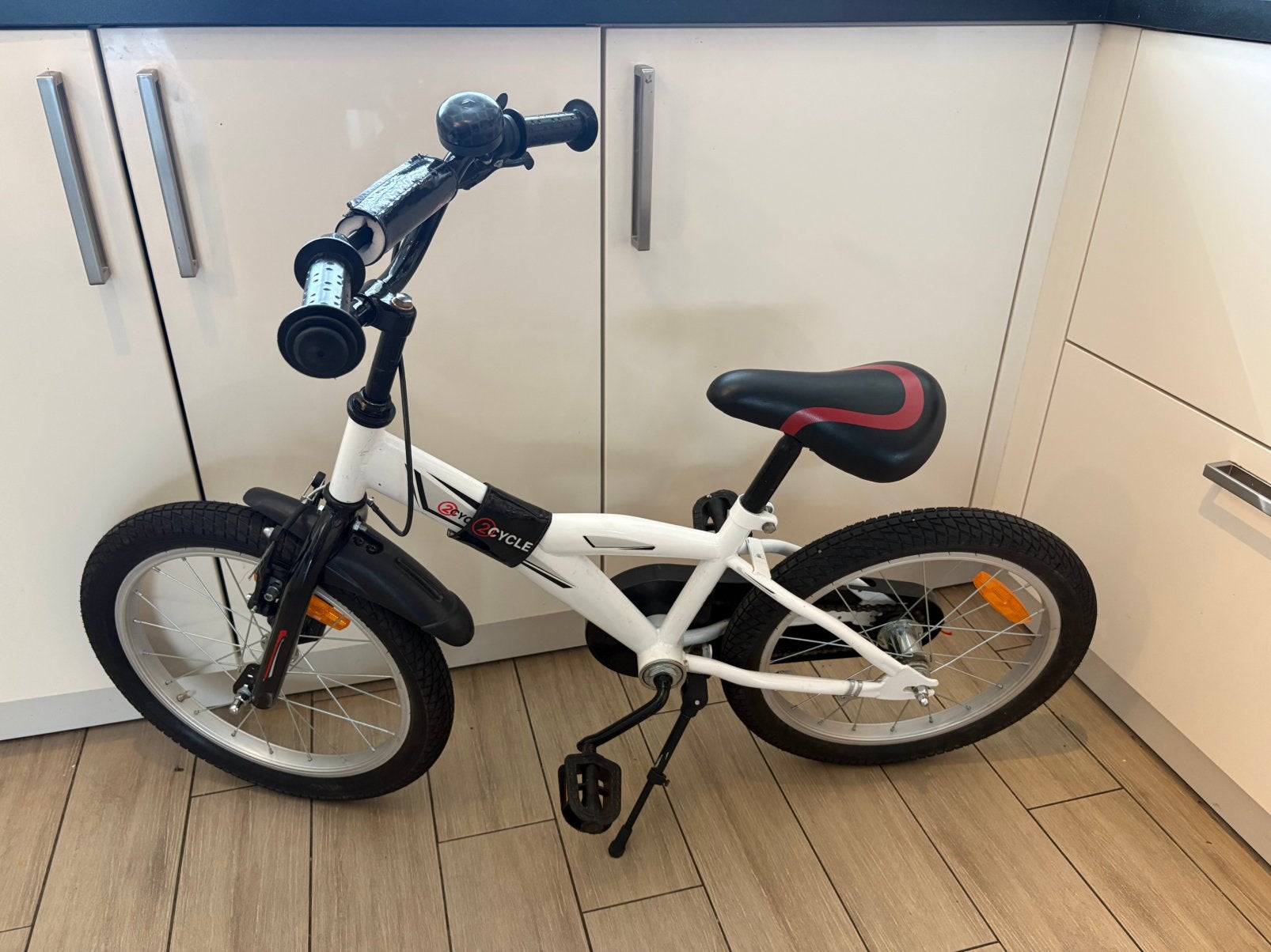 Cross fiets 18 inch, Fietsen en Brommers, Fietsen | Kinderfietsjes, Ophalen, Zo goed als nieuw, 16 tot 20 inch