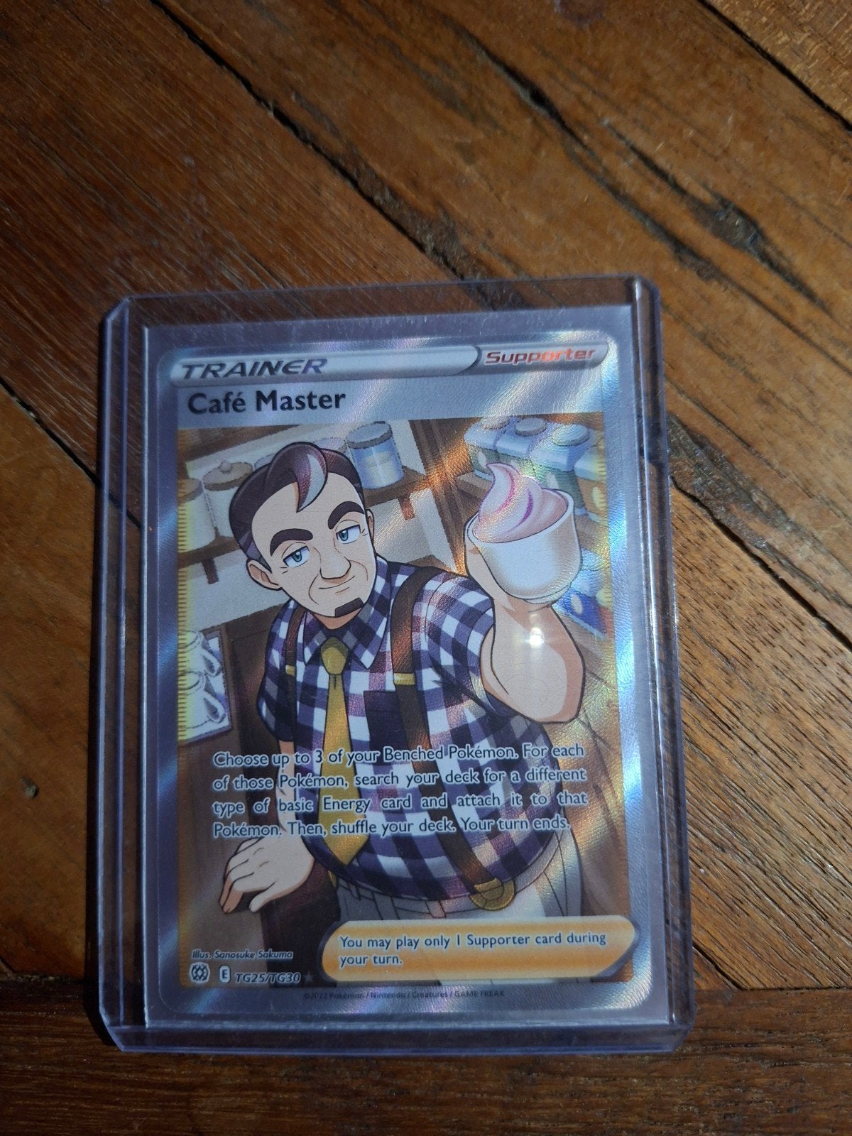 Pokémon Trainer Café Master TG25/TG30, Ophalen of Verzenden, Nieuw, Losse kaart, Foil