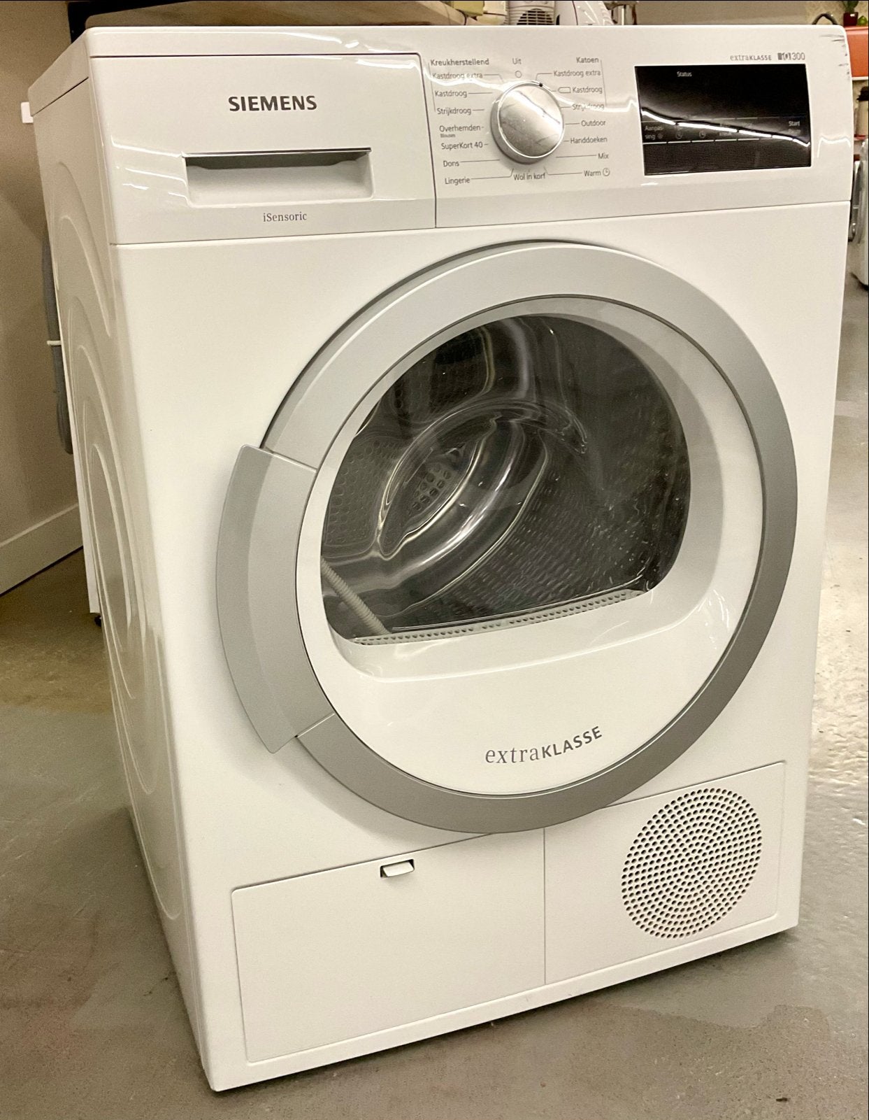 Siemens iSensoric WT45H281NL/04 Warmtepompdroger #472, Ophalen, 8 tot 10 kg, Voorlader, S