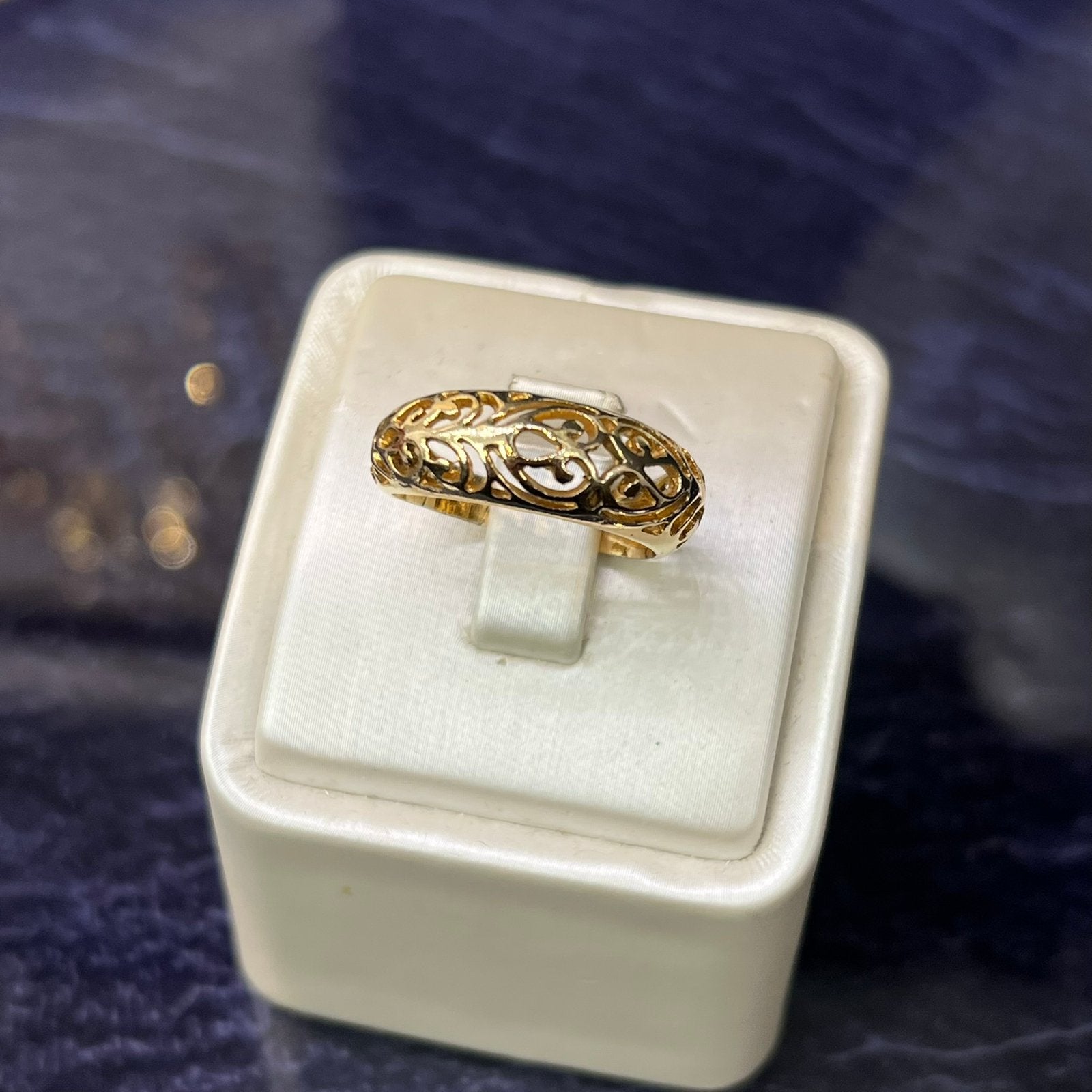 18 karaat gouden ring Marokkaans goud, Sieraden, Tassen en Uiterlijk, Ophalen of Verzenden, Nieuw, Goud, Dame