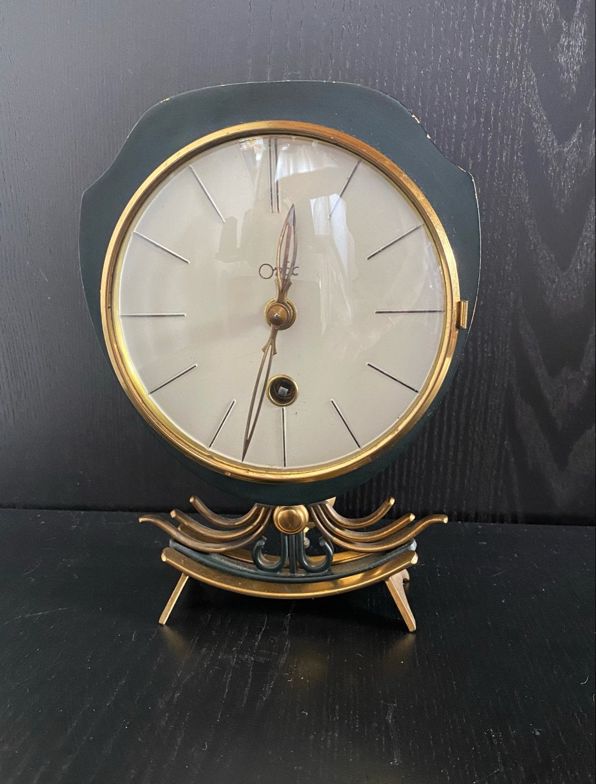 Vintage Orfac Tafelklok Jaren '60 - Mid-Century Modern, Ophalen of Verzenden