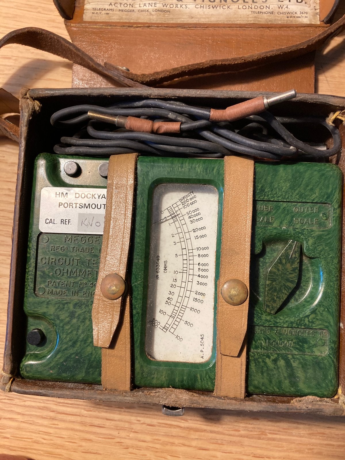 Ohmmeter (circuittester), Ophalen of Verzenden, Gebruikt
