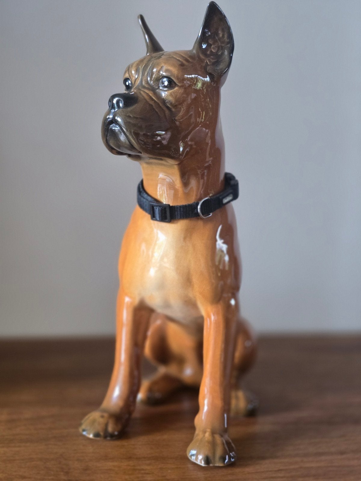 Goebel Porseleinen Boxer Hond Beeld - 33 cm, Ophalen of Verzenden