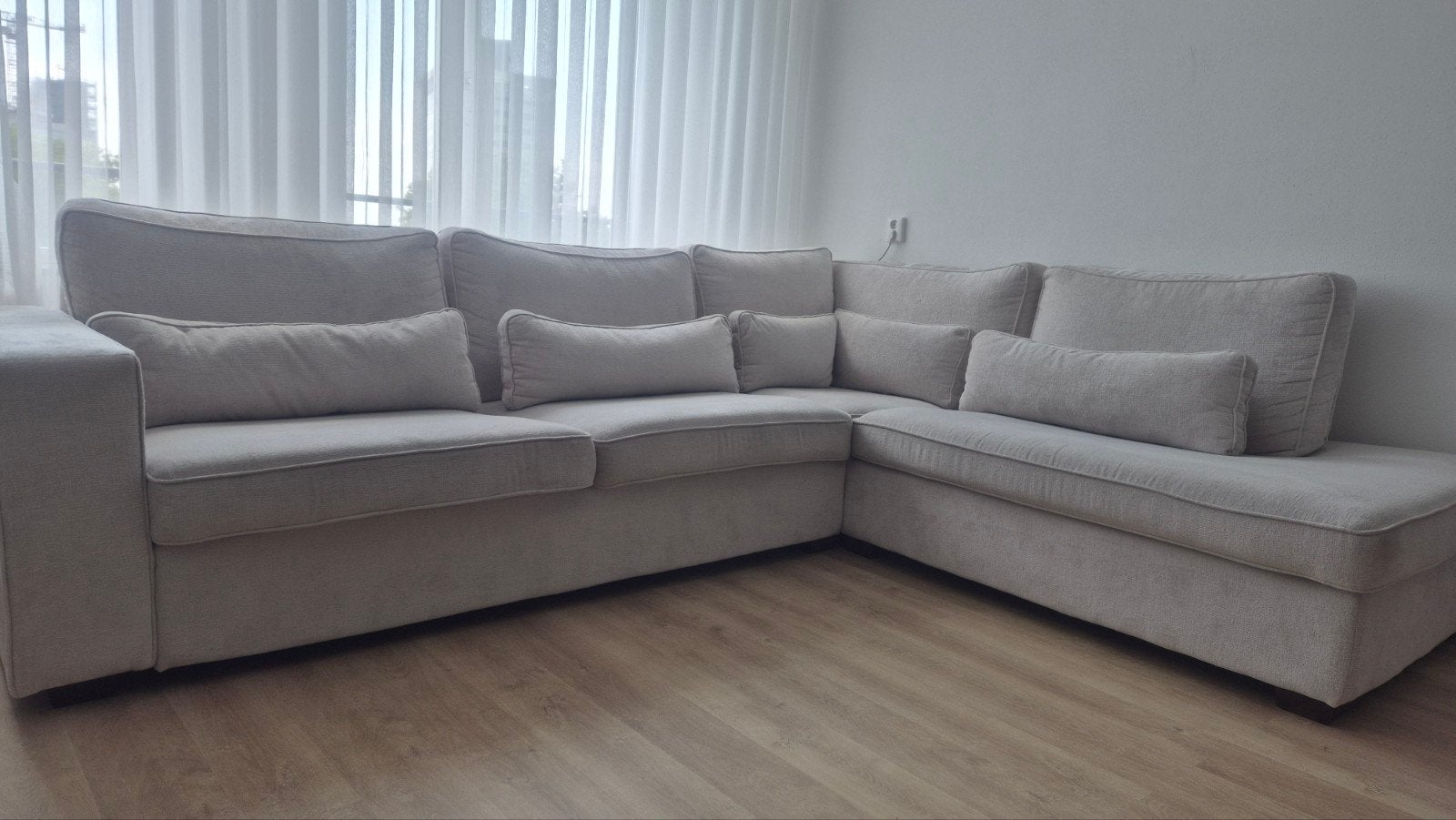 Ruime loungebank 290x240cm zsm weg, Ophalen, 250 tot 300 cm, Hoekbank, 75 tot 100 cm